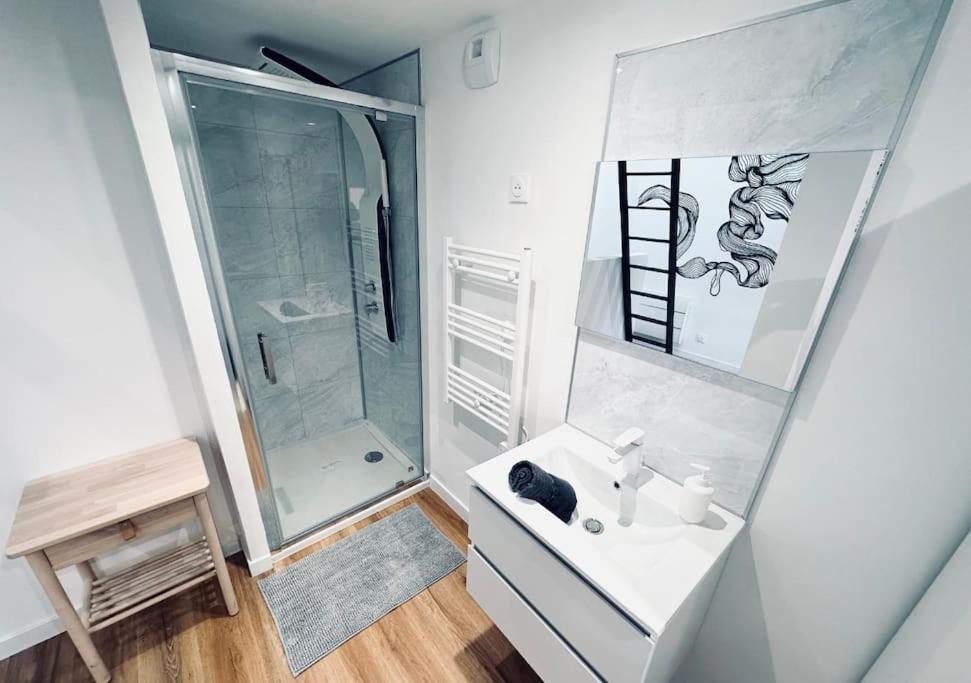 Nouveau! Centre Lille T3 Avec Wifi, Tv, Netflix Luaran gambar