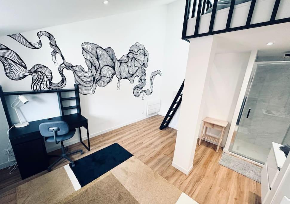 Nouveau! Centre Lille T3 Avec Wifi, Tv, Netflix Luaran gambar